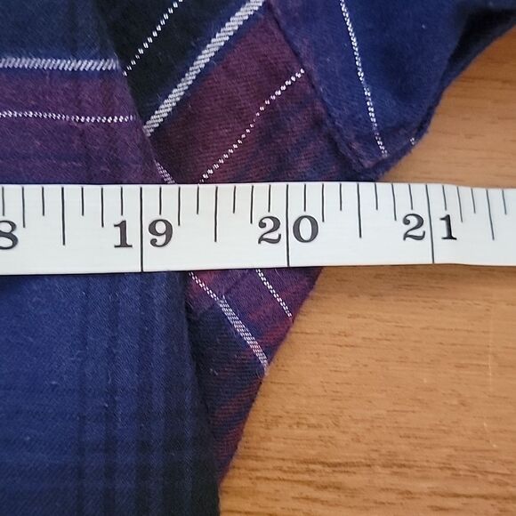 Victoria's Secret flannel button down sleepwear Size SP - Picture 11 of 12